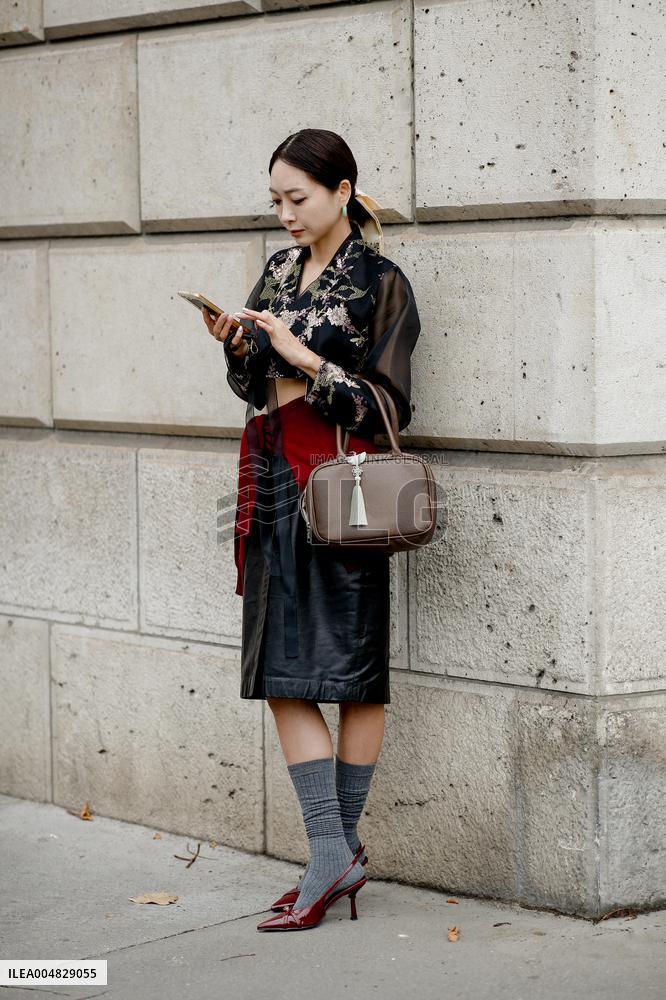 PFW - Miu Miu Street Style
