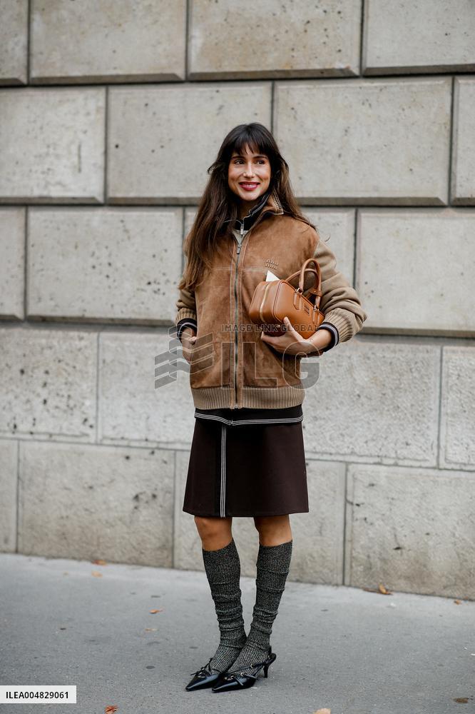 PFW - Miu Miu Street Style