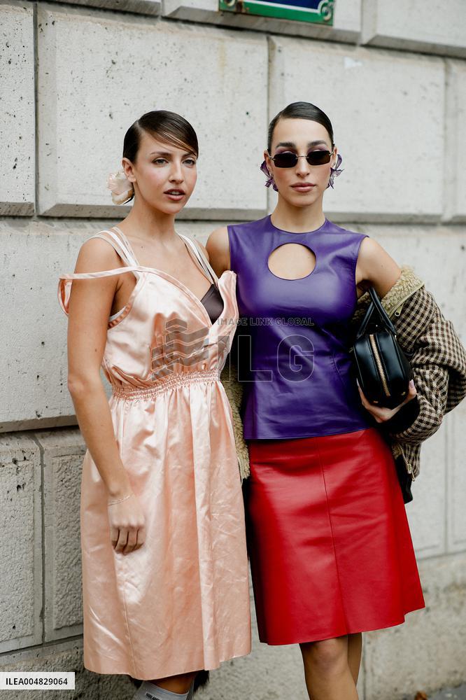 PFW - Miu Miu Street Style