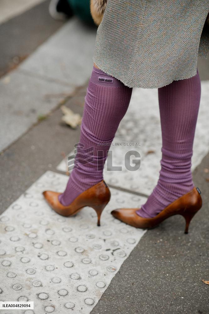 PFW - Miu Miu Street Style