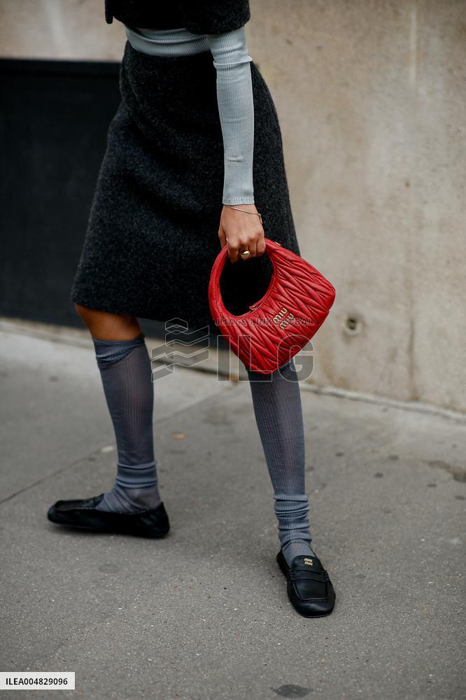 PFW - Miu Miu Street Style