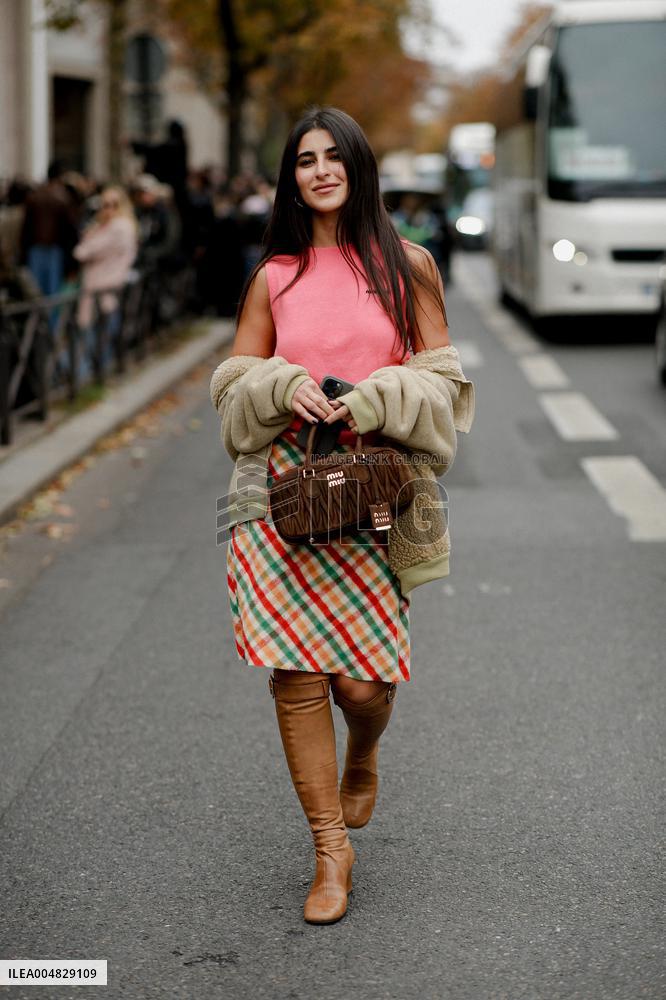 PFW - Miu Miu Street Style