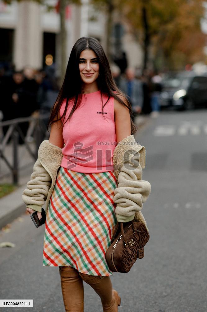 PFW - Miu Miu Street Style