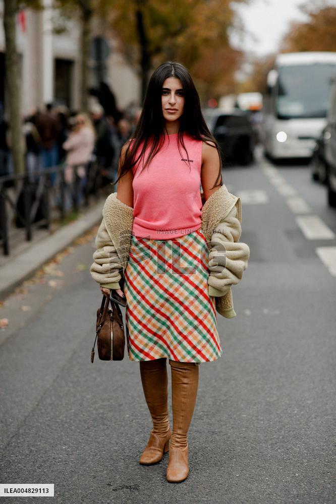 PFW - Miu Miu Street Style