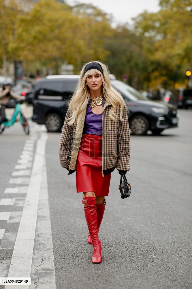 PFW - Miu Miu Street Style
