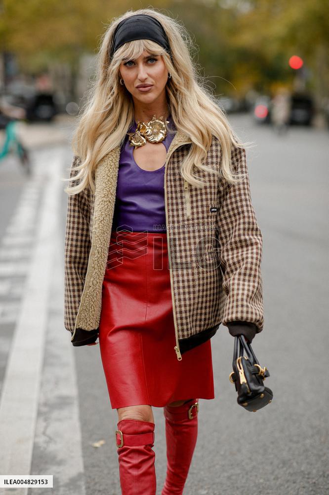 PFW - Miu Miu Street Style