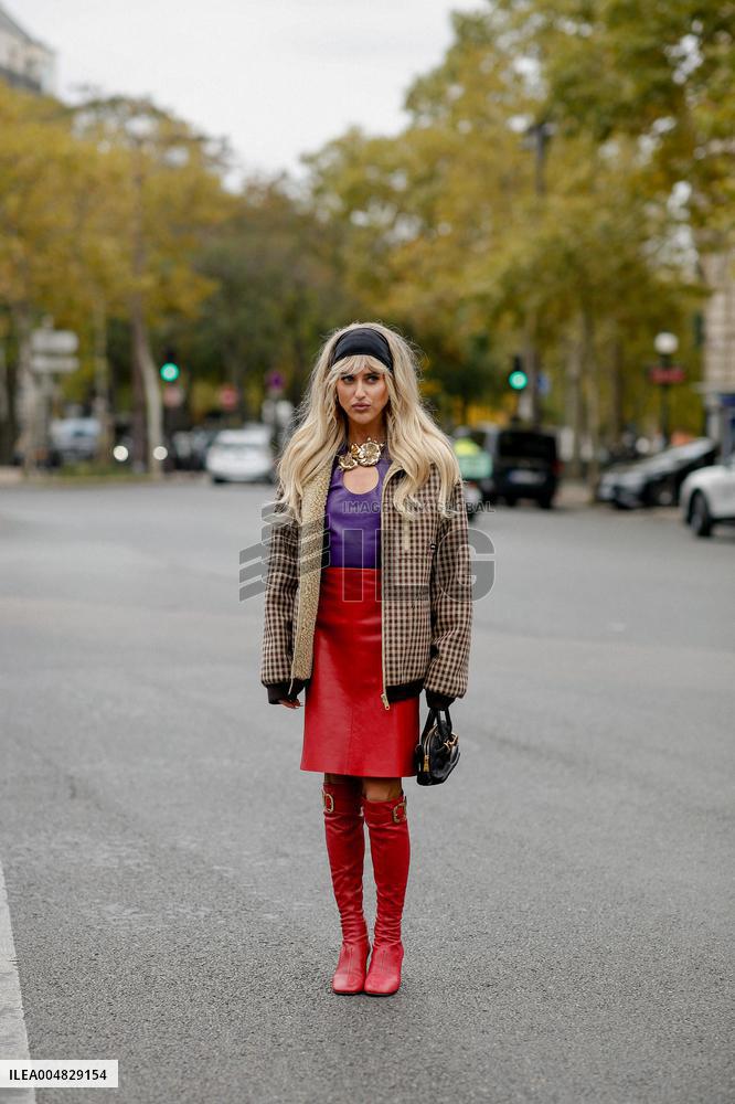 PFW - Miu Miu Street Style