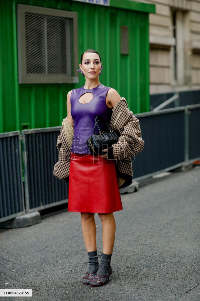 PFW - Miu Miu Street Style