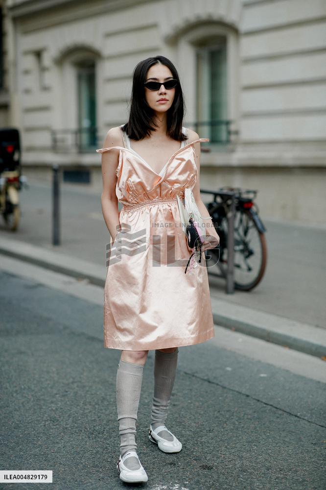 PFW - Miu Miu Street Style