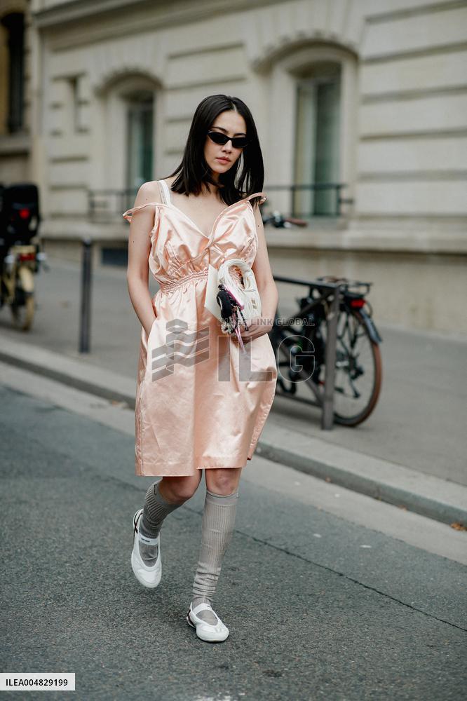 PFW - Miu Miu Street Style