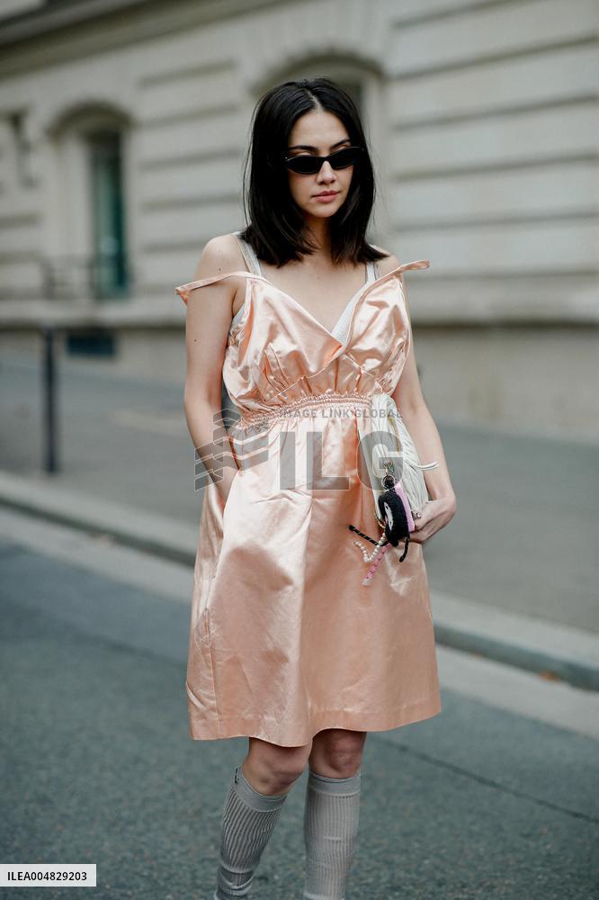 PFW - Miu Miu Street Style