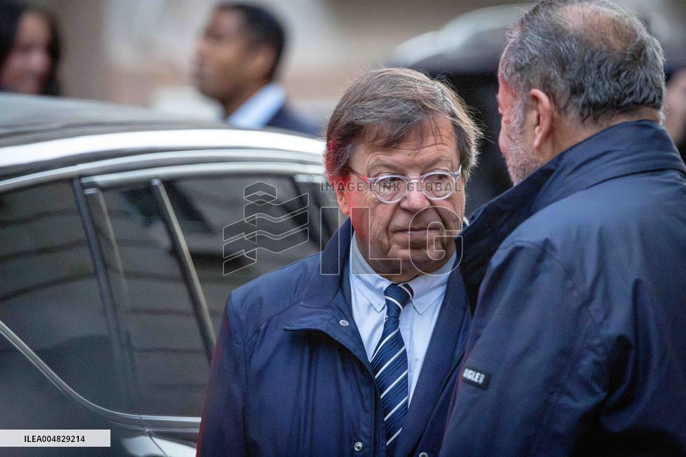 Former French President Nicolas Sarkozy Incarceration at Prison de la Sante AJ