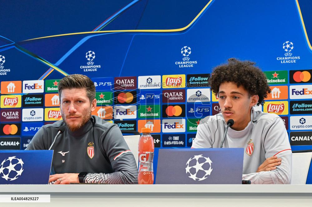 AS Monaco Press Conference - La Turbie