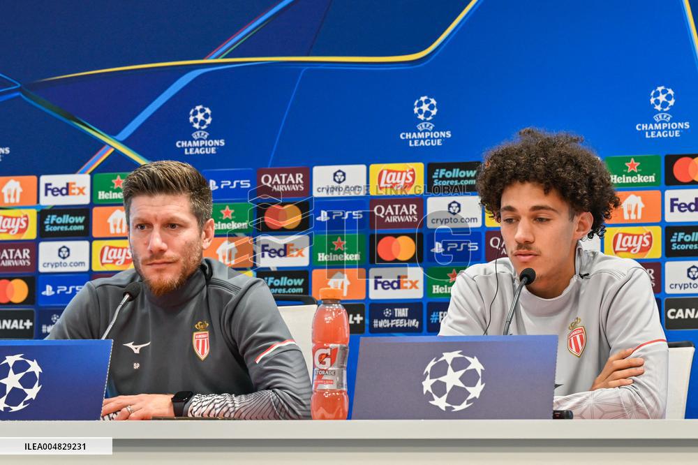 AS Monaco Press Conference - La Turbie