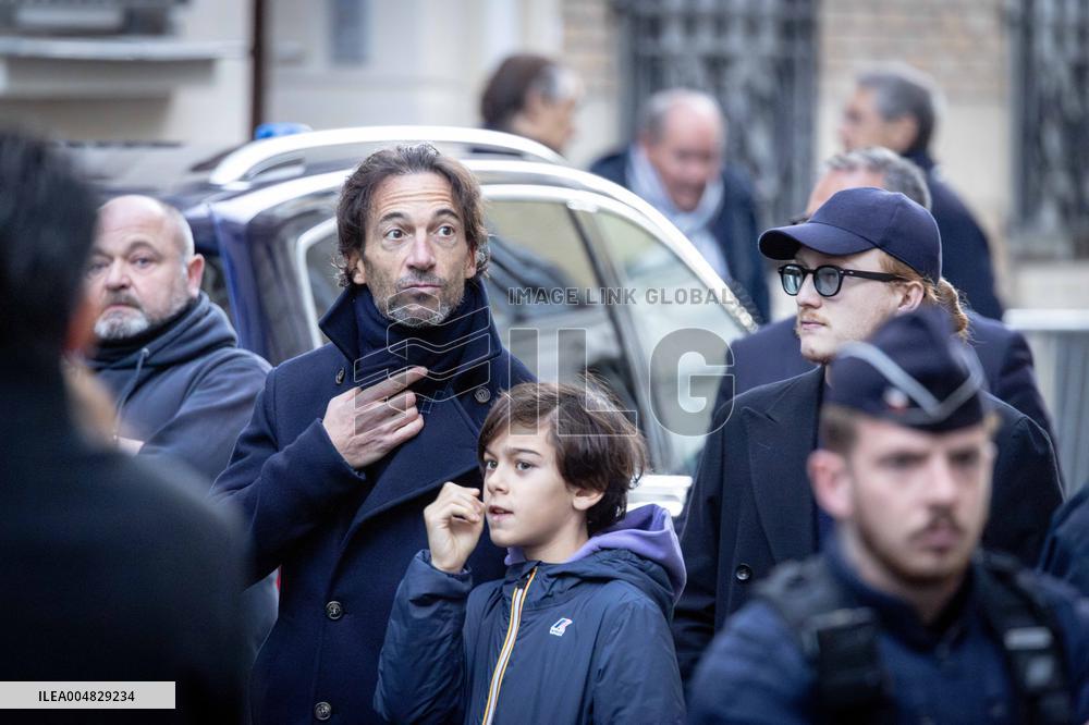Former French President Nicolas Sarkozy Incarceration at Prison de la Sante AJ