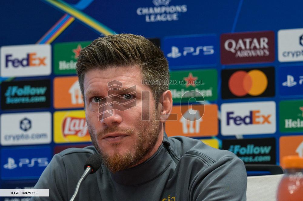 AS Monaco Press Conference - La Turbie