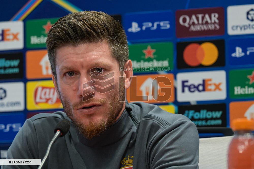 AS Monaco Press Conference - La Turbie