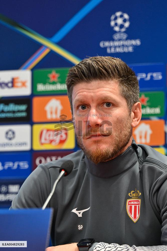 AS Monaco Press Conference - La Turbie