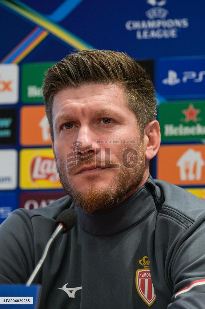 AS Monaco Press Conference - La Turbie