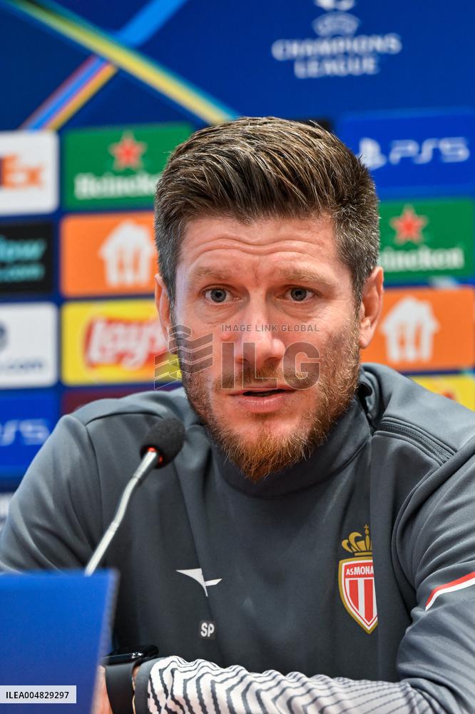 AS Monaco Press Conference - La Turbie
