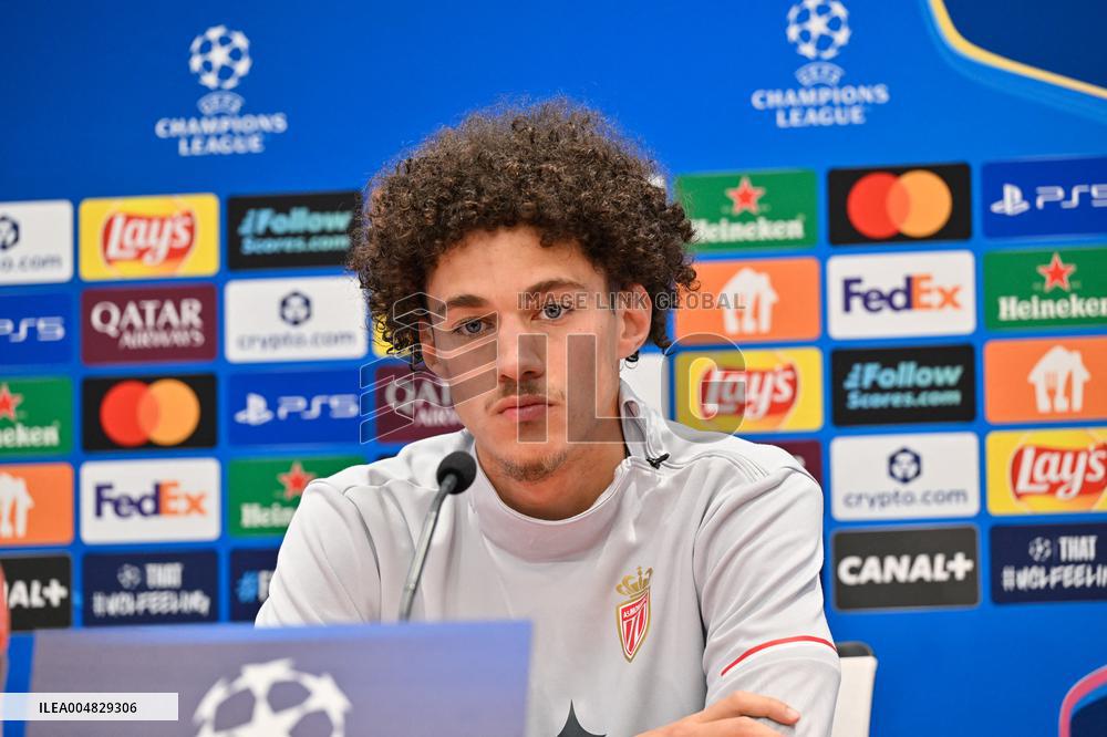 AS Monaco Press Conference - La Turbie