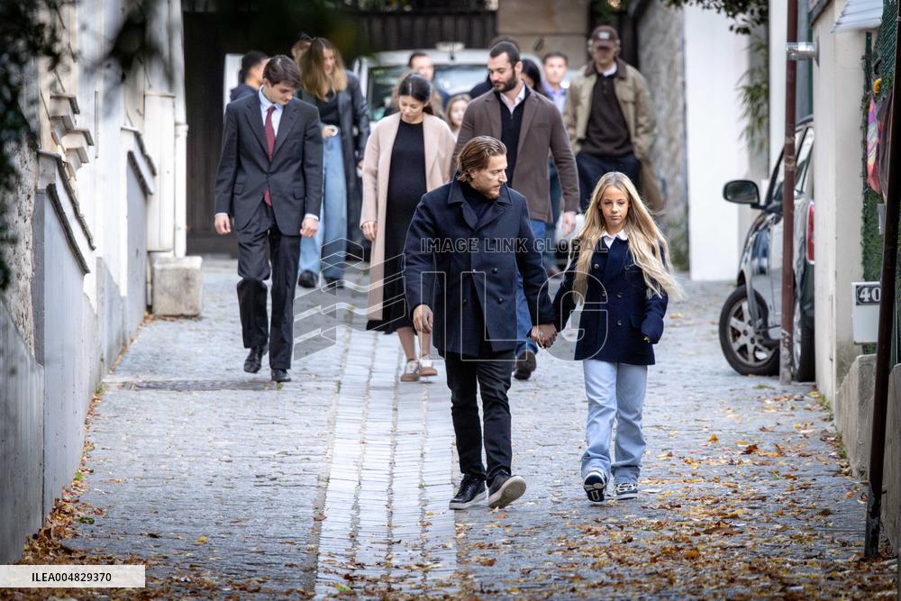 Former French President Nicolas Sarkozy Incarceration at Prison de la Sante AJ