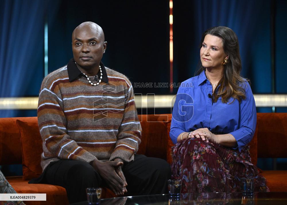 MARTHA LOUISE AND DUREK ON SWEDISH TV