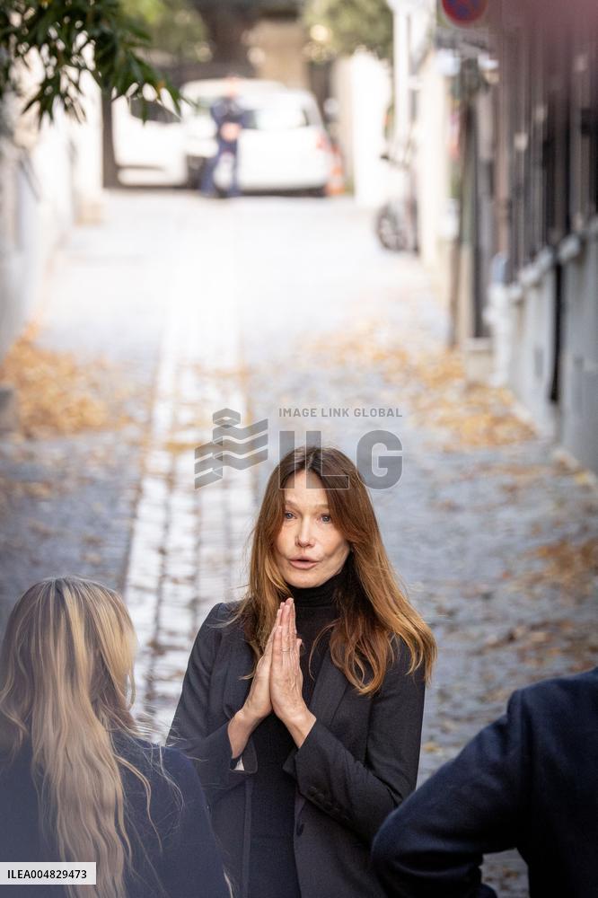 Former French President Nicolas Sarkozy Incarceration at Prison de la Sante AJ