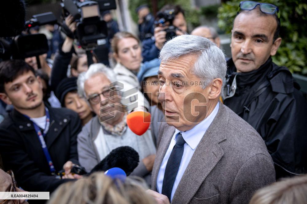 Former French President Nicolas Sarkozy Incarceration at Prison de la Sante AJ