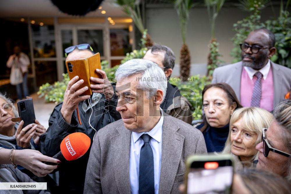 Former French President Nicolas Sarkozy Incarceration at Prison de la Sante AJ