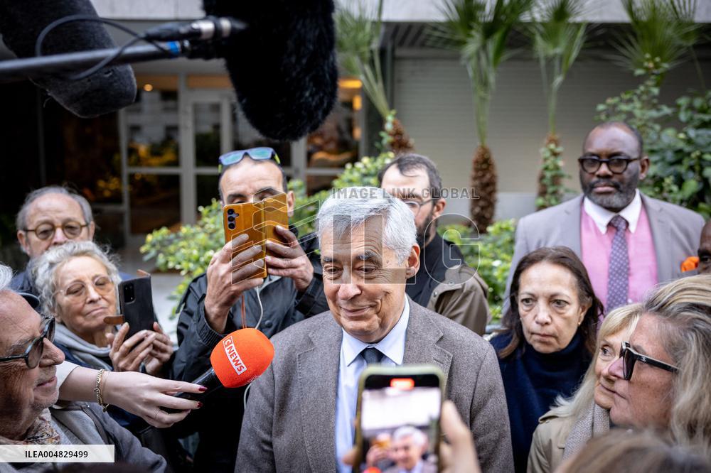 Former French President Nicolas Sarkozy Incarceration at Prison de la Sante AJ