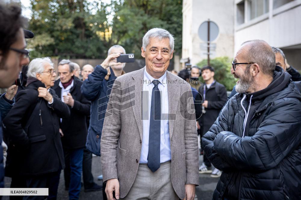Former French President Nicolas Sarkozy Incarceration at Prison de la Sante AJ