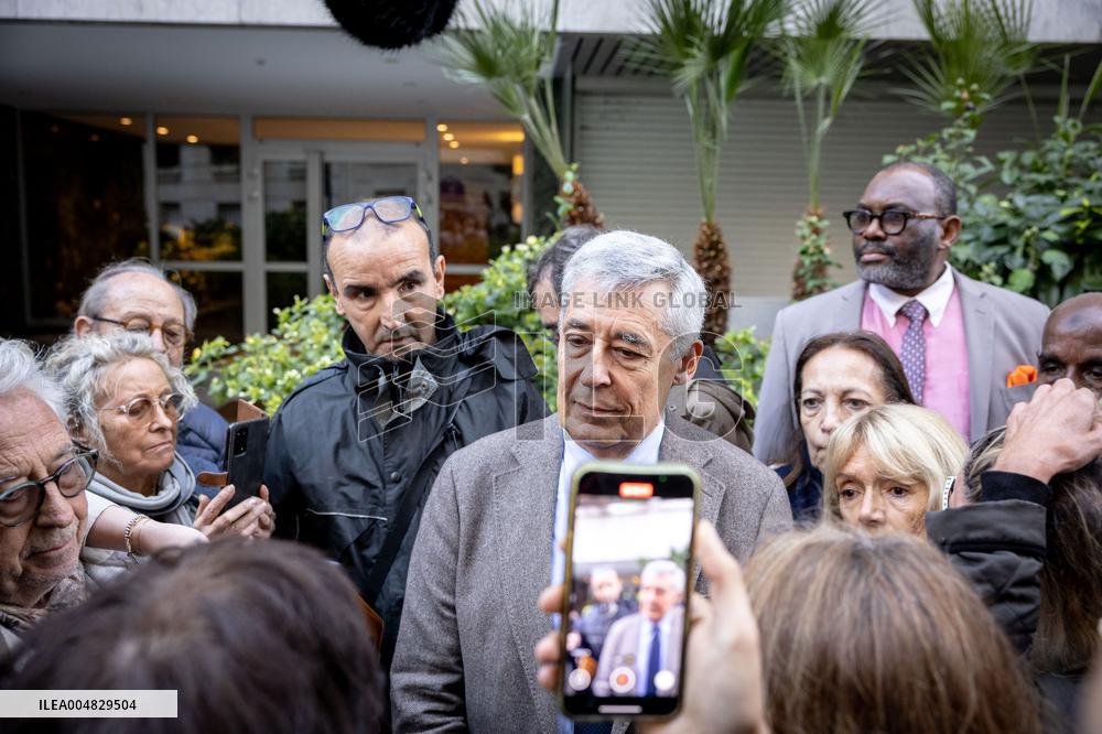 Former French President Nicolas Sarkozy Incarceration at Prison de la Sante AJ