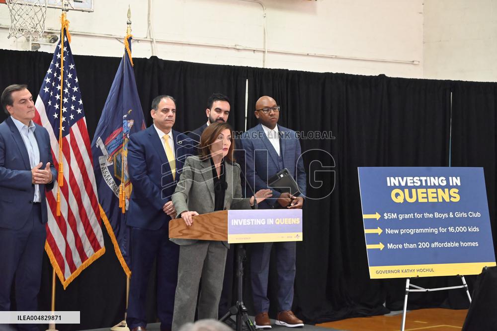 Hochul Joint Appearance with Mamdani in Queesn, NY
