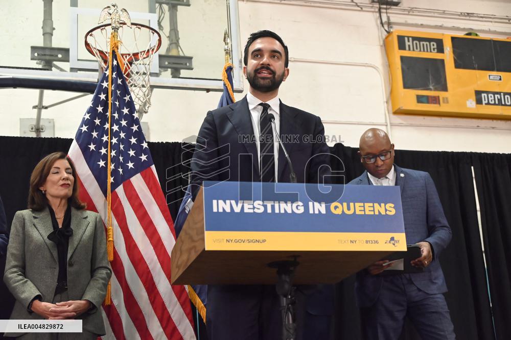 Hochul Joint Appearance with Mamdani in Queesn, NY