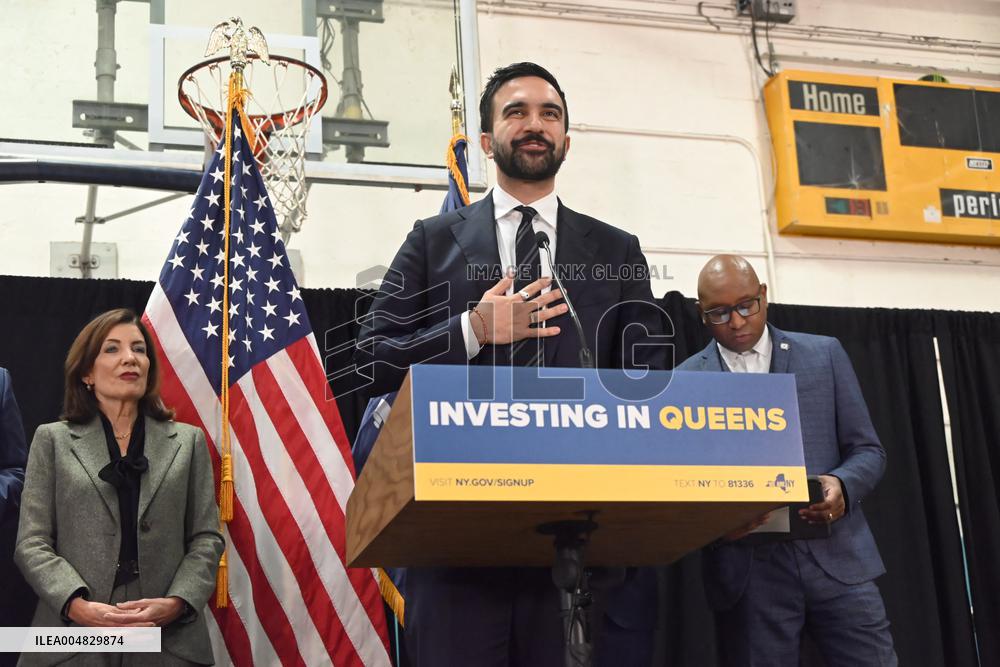 Hochul Joint Appearance with Mamdani in Queesn, NY