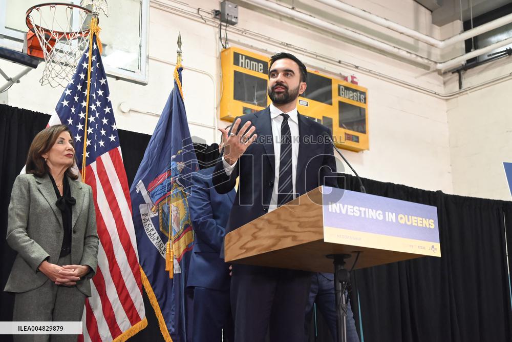 Hochul Joint Appearance with Mamdani in Queesn, NY