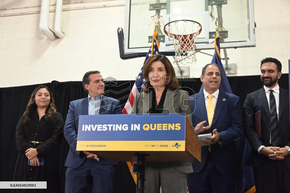 Hochul Joint Appearance with Mamdani in Queesn, NY