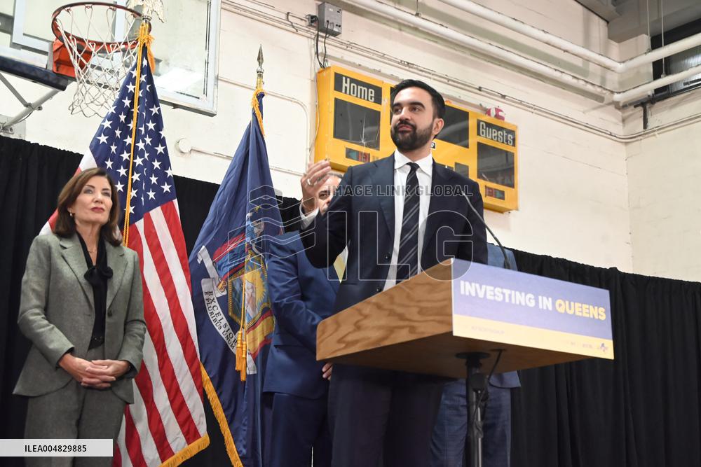 Hochul Joint Appearance with Mamdani in Queesn, NY