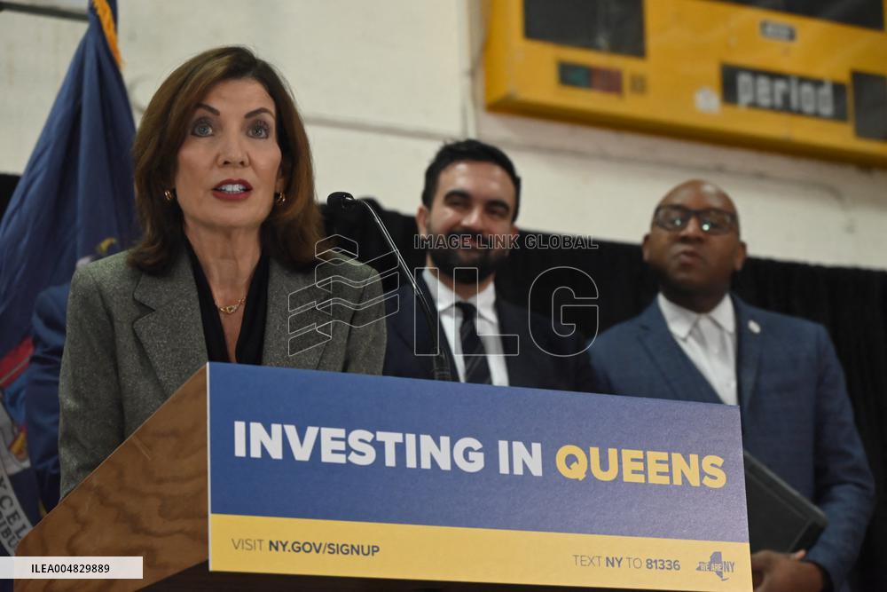 Hochul Joint Appearance with Mamdani in Queesn, NY