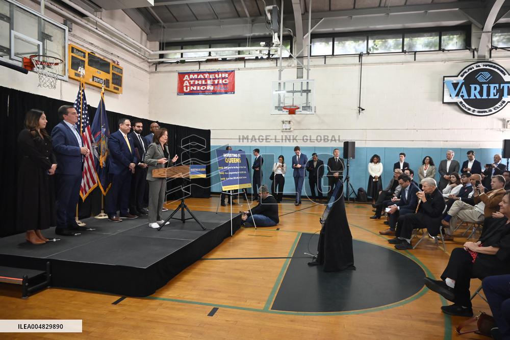 Hochul Joint Appearance with Mamdani in Queesn, NY