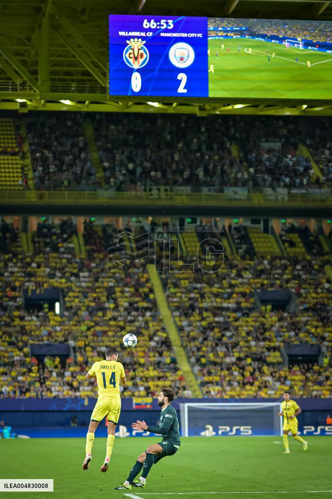 CALCIO - UEFA Champions League - VILLARREAL CF - MANCHESTER CITY