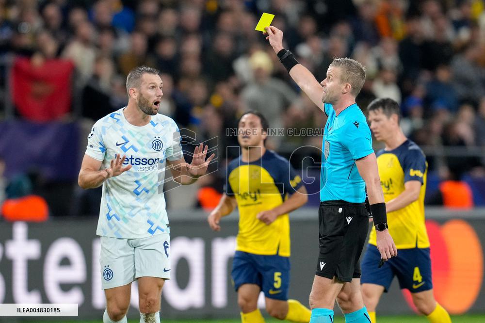 CALCIO - UEFA Champions League - Union SG vs Inter