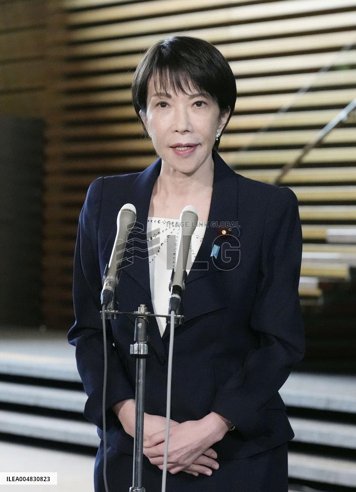 Japan's new PM Takaichi