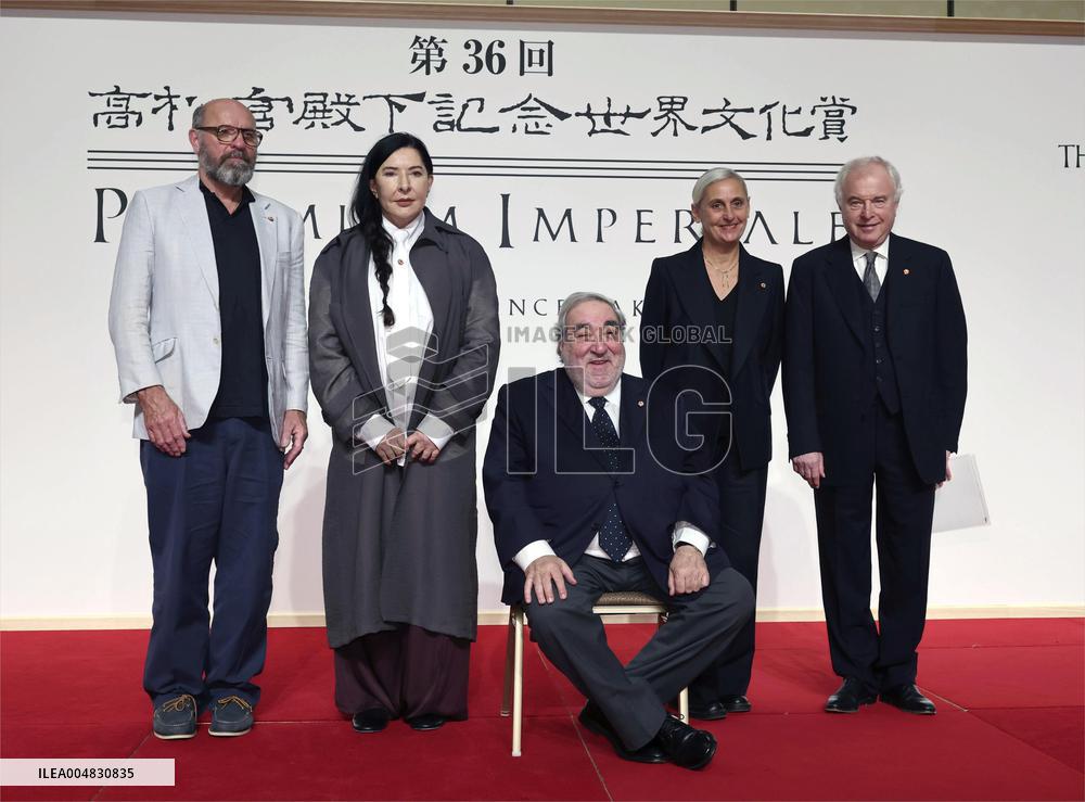Praemium Imperiale award winners in Tokyo