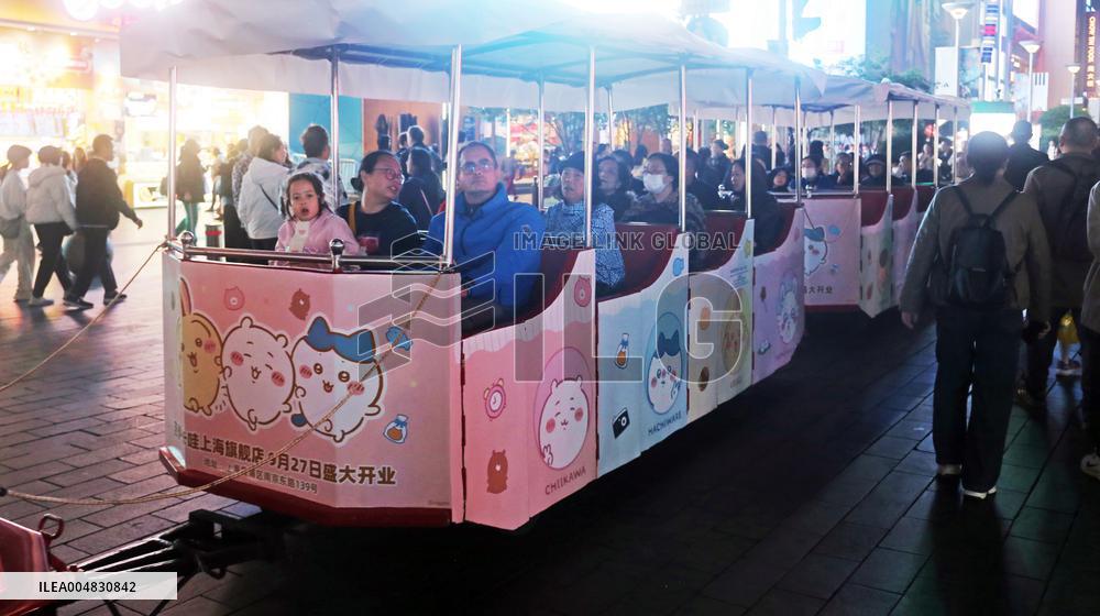 Nanjing Road Walkway in Shanghai