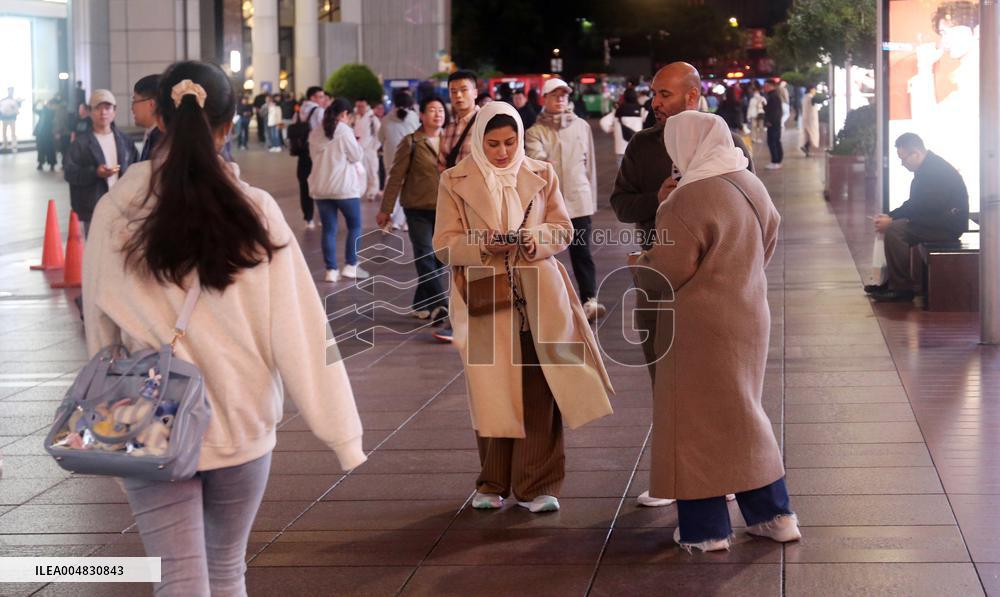 Nanjing Road Walkway in Shanghai