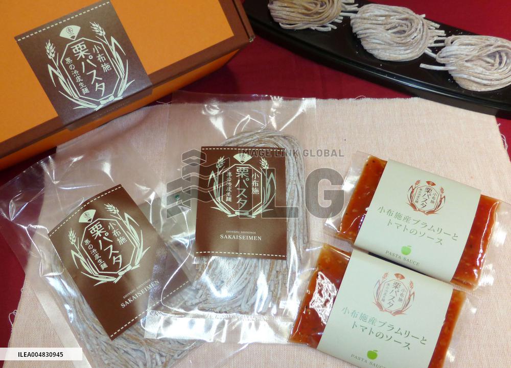 Pasta made with chestnuts