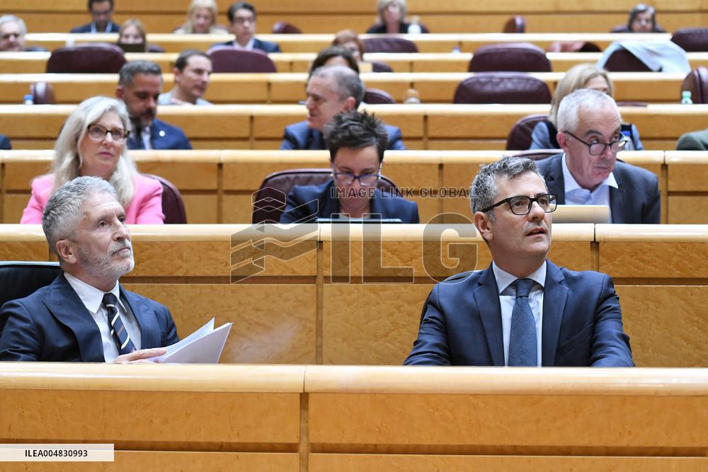 Government Faces Economic Questions in Senate - Madrid