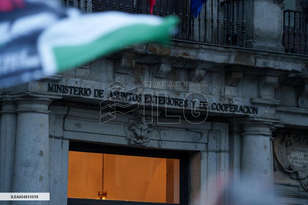 Rally Held After Israeli Ceasefire Broken - Madrid